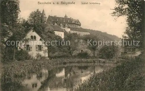 AK / Ansichtskarte Bensheim_Bergstrasse Schloss Schoenberg Bensheim_Bergstrasse