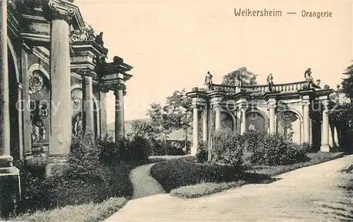 AK / Ansichtskarte Weikersheim Orangerie Weikersheim