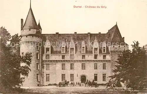 AK / Ansichtskarte Durtal Chateau du Grip Schloss Durtal