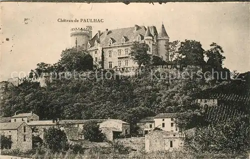 AK / Ansichtskarte Paulhac_Haute Loire Chateau Schloss Paulhac Haute Loire