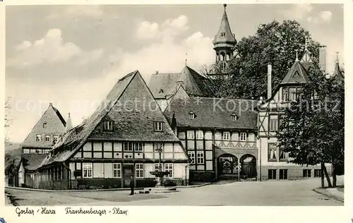 AK / Ansichtskarte Goslar Frankenberger Plan Goslar