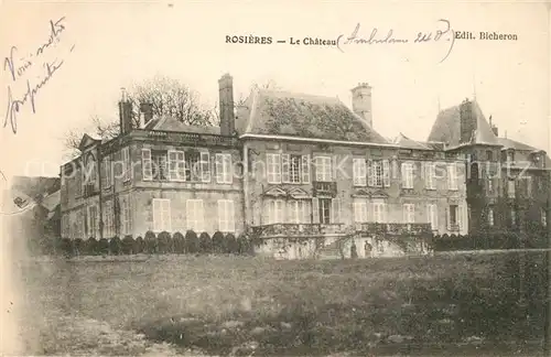 AK / Ansichtskarte Rosieres_Cote_d_Or Chateau Schloss 