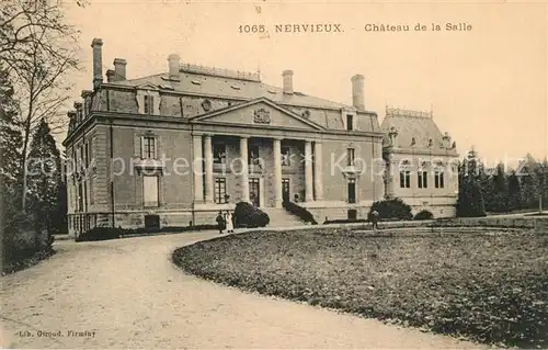AK / Ansichtskarte Nervieux Chateau de la Salle Schloss Nervieux