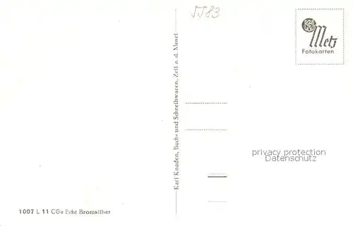 AK / Ansichtskarte Zell_Mosel Schwarze Katz Panorama Zell_Mosel