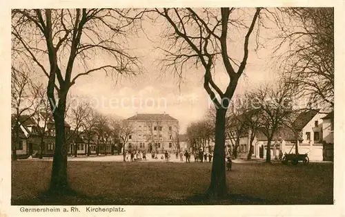 AK / Ansichtskarte Germersheim Kirchenplatz Germersheim