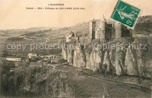 AK / Ansichtskarte Saint Flour_Cantal Chateau du Sailhans Schloss Saint Flour Cantal