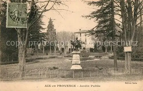 AK / Ansichtskarte Aix en Provence Jardin Public Aix en Provence