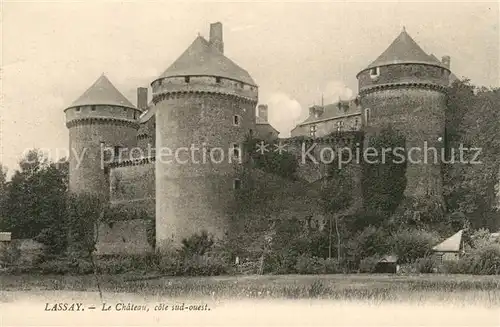 AK / Ansichtskarte Lassay les Chateaux Le Chateau cote sud ouest Lassay les Chateaux