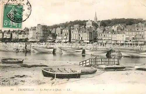 AK / Ansichtskarte Trouville_Havre Le Port et le Quai Trouville_Havre