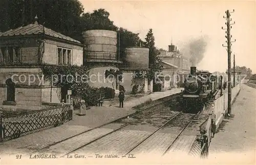 AK / Ansichtskarte Langeais Gare  Langeais