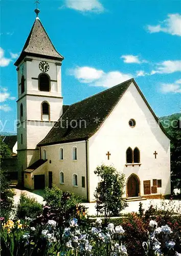 AK / Ansichtskarte Wollbach_Kandern Ev Kirche Wollbach Kandern