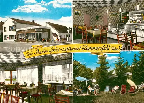 AK / Ansichtskarte Flammersfeld Cafe Pension Gries  Flammersfeld