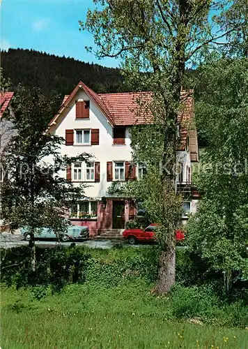 AK / Ansichtskarte Baiersbronn_Schwarzwald Pension Kranz Baiersbronn Schwarzwald
