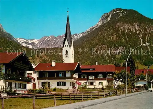 AK / Ansichtskarte Oberstdorf mit Schattenberg  Oberstdorf