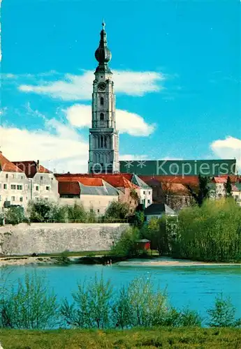 AK / Ansichtskarte Braunau_Inn Stadtansicht von Simbach Braunau Inn