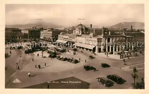 AK / Ansichtskarte Nice_Alpes_Maritimes Place Massena Nice_Alpes_Maritimes