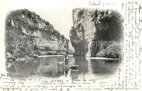 AK / Ansichtskarte Gorges_du_Tarn Defile des Detroits Gorges_du_Tarn