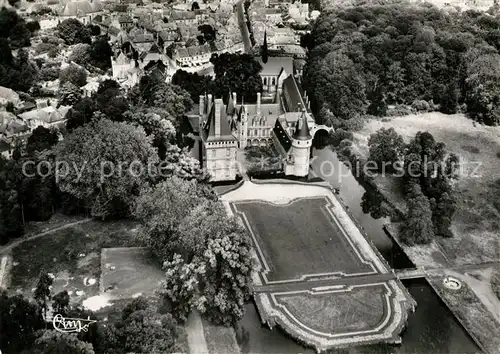 AK / Ansichtskarte Maintenon Le Chateau Vue aerienne Maintenon