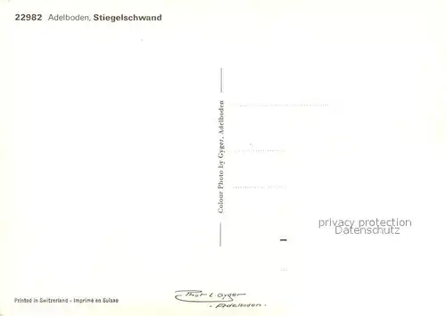 AK / Ansichtskarte Adelboden Stiegelschwand Adelboden