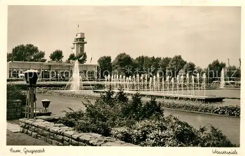 AK / Ansichtskarte Essen_Ruhr Grugapark Wasserspiele Essen_Ruhr