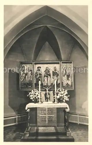 AK / Ansichtskarte Leutzsch Lautrentiuskirche Altar Leutzsch