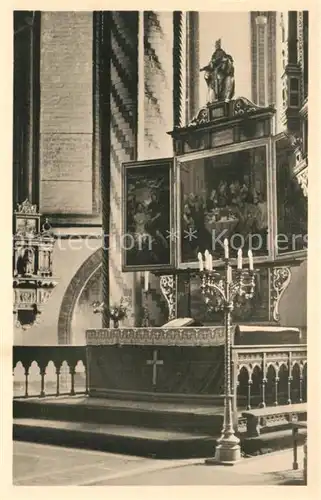 AK / Ansichtskarte Brandenburg_Havel St Gotthardtkirche Altar Brandenburg Havel