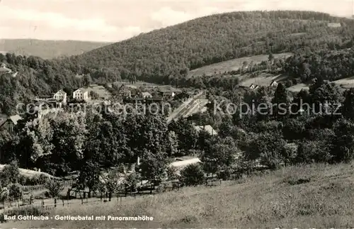 Bad_Gottleuba Berggiesshuebel Gottleubatal mit Panoramahoehe Bad