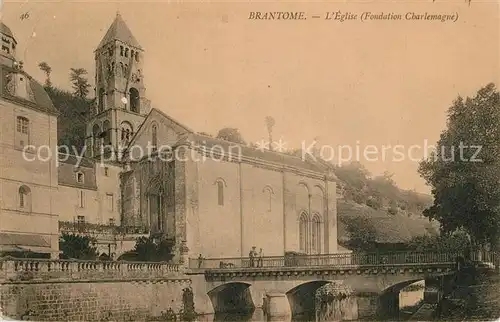 AK / Ansichtskarte Brantome Eglise Brantome