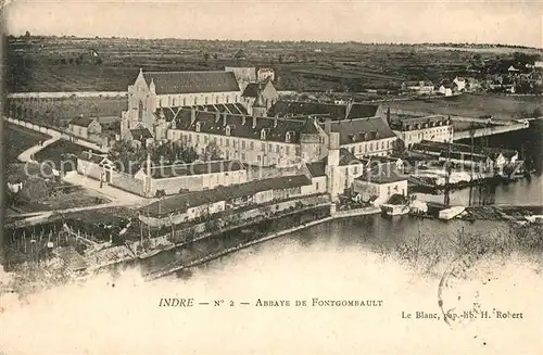 AK / Ansichtskarte Fontgombault Abbaye Kloster Fontgombault