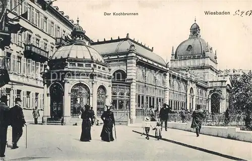 AK / Ansichtskarte Wiesbaden Kochbrunnen Wiesbaden