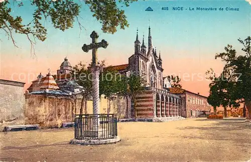 AK / Ansichtskarte Nice_Alpes_Maritimes Monastere de Cimiez Croix Cote d Azur Nice_Alpes_Maritimes