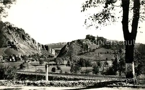 AK / Ansichtskarte Pontarlier_Doubs Le Defile de la Cluse Forts de Joux et du Larmont Chemin de fer Pontarlier Doubs