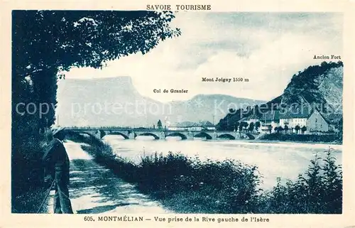 AK / Ansichtskarte Montmelian Rive gauche de l`Isere Montmelian