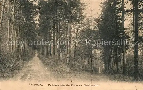 AK / Ansichtskarte Poix de Picardie Promenade du Bois de Croixrault Poix de Picardie