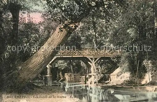 AK / Ansichtskarte Creteil Les bords de la Marne Creteil