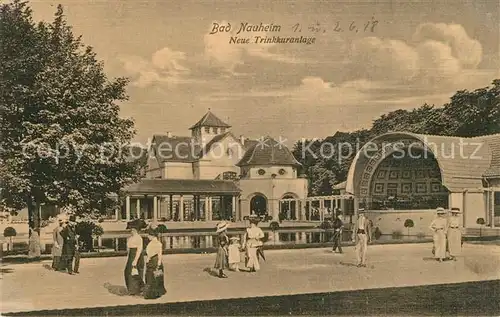 AK / Ansichtskarte Bad_Nauheim Neue Trinkkuranlage Konzertpavillon Bad_Nauheim