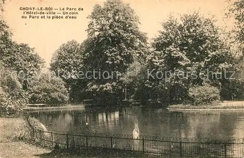 AK / Ansichtskarte Choisy le Roi Parc de Hotel de Ville Choisy le Roi