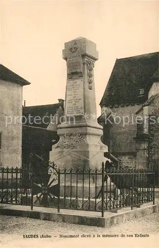 AK / Ansichtskarte Vaudes Monument  Vaudes