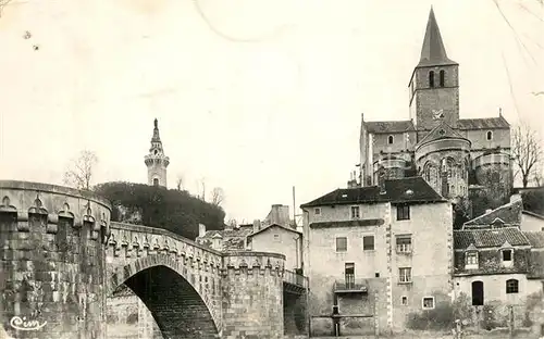 AK / Ansichtskarte Montmorillon Tour de la Vierge Pont et Notre Dame Montmorillon