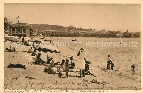 AK / Ansichtskarte Sainte_Maxime_sur_Mer_Var La Plage et le Casino Sainte_Maxime_sur_Mer_Var