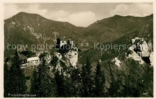 AK / Ansichtskarte Puerschlinghaeuser Panorama Alpen Puerschlinghaeuser