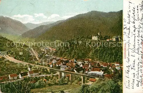 AK / Ansichtskarte Hornberg_Schwarzwald Panorama Hornberg Schwarzwald