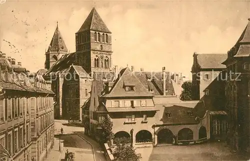 AK / Ansichtskarte Strassburg_Elsass Thomaskirche Eglise Saint Thomas Strassburg Elsass