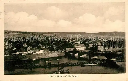 AK / Ansichtskarte Trier Panorama Blick auf die Stadt Trier