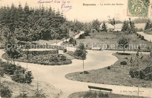 AK / Ansichtskarte Bapaume Le Jardin des Buttes Bapaume