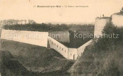 AK / Ansichtskarte Montreuil_sur_Mer Un Bastion des Remparts Montreuil_sur_Mer