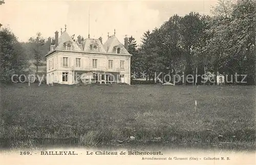 AK / Ansichtskarte Bailleval Le Chateau de Bethencourt Bailleval