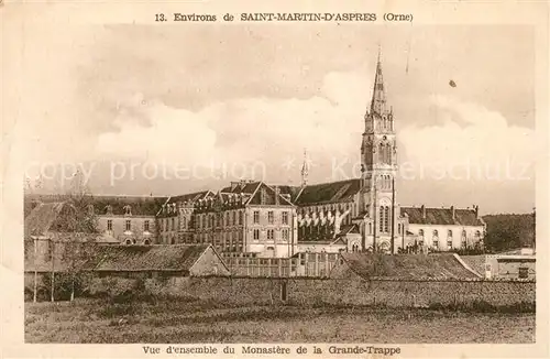 AK / Ansichtskarte Soligny la Trappe Vue densemble du Monastere de la Grande Trappe Soligny la Trappe