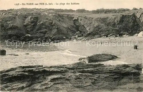 AK / Ansichtskarte Sainte Marie sur Mer La plage des Sablons Sainte Marie sur Mer