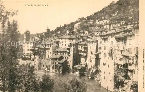 AK / Ansichtskarte Pont en Royans Vue d ensemble Pont en Royans